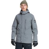 Quiksilver Mission Solid Erkek Snowboard Ceketi - Gri