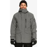 Quiksılver Mıssıon Solıd Jk Erkek Gri Snowboard Montu - XXL