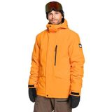 Quiksilver Mission Solid Jk erkek montu, Turuncu Biber, L