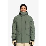 Quiksilver Mission Solıd Jk Erkek Yeşil Snowboard Montu