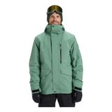 Quiksilver Mission Solid Kayak Montu, M, 5003317220, Yeşil, Erkek
