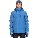 Quiksilver Mission Solid Youth Erkek Çocuk Mavi Snowboard Ceketi - 14 Yaş