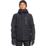 Quiksilver Mission Solid Youth Erkek Çocuk Siyah Snowboard Ceketi - 10 Yaş