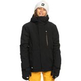 Quiksilver Mission Solid Youth Erkek Çocuk Siyah Snowboard Ceketi - 8 Yaş