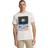 Quiksilver Mistery Light Erkek T-Shirt - XS - Beyaz