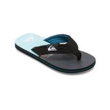 Quiksilver Molokai Art erkek sandaleti, Siyah Mavi, 35 EU