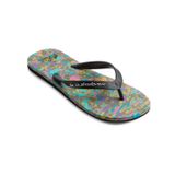 Quiksilver Molokai geri dönüştürülmüş erkek sandaleti, Siyah Mavi Siyah, 45 EU