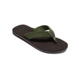 Quiksilver Molokai Layback erkek sandaleti, Kahverengi Kahverengi Yeşil, 40 EU
