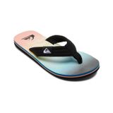 Quiksilver Molokai Layback erkek sandaleti, Mavi Mavi Turuncu, 41 EU