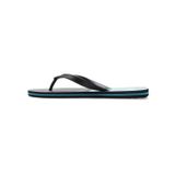 Quiksilver Molokai Stripe erkek sandaleti, Siyah Mavi Siyah, 39 EU