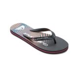 Quiksilver Molokai Wordblock Sandalet, 7 UK, AQYL101287-xkkm, Siyah Pembe, Erkek