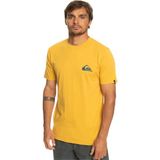 Quiksilver Mwminilogo Erkek Sarı Tişört - Altın - XS