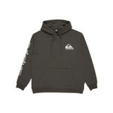 Quiksilver Omni Logo - Erkekler için Kapüşonlu Kazak - Kapüşonlu Kazak - Erkek - M - Siyah., Şehirli şık, M