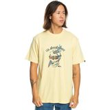 Quiksilver One Last Surf Erkek Sarı Tişört