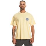 Quiksilver Oversize Erkek Tişört Beden, Sarı, L, Take Us Back
