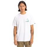 Quiksilver Palm Lines SS erkek tişörtü, Beyaz, L