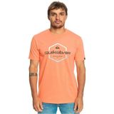 Quiksilver Passthepride Erkek Turuncu Tişört - Mercan - XS