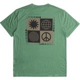 Quiksilver Peace Phase Ss Tee Erkek T-Shirt - XL - Yeşil