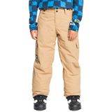 Quiksilver Porter Youth Erkek Çocuk Kahverengi Snowboard Pantolonu - 14 Yaş - Bej