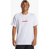 Quiksilver Qs Clicker Logo Dna Erkek Beyaz Tişört