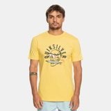 Quiksilver Qsrockinskull Erkek Sarı Tişört