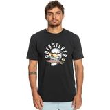 Quiksilver Qsrockinskull Erkek Siyah Tişört - M