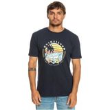 Quiksilver Qssurfclubii Erkek Mavi Tişört - Lacivert