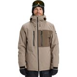 Quiksilver Quıksılver Sycamore Solıd 20K Jk Erkek Fallen Rock - Solid Snowboard Ceketi EQYTJ03502-TZC0 - Kahve