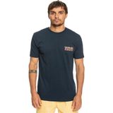 Quiksilver Quikspray Erkek Mavi Tişört - Lacivert - XS