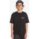 Quiksilver Radicalflag B Erkek Çocuk Siyah Tişört - 12 Yaş
