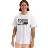 Quiksilver Retro Fade Erkek Beyaz Tişört - XS