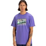 Quiksilver Retro Fade Erkek Mor Tişört - XS