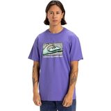 Quiksilver Retro Fade Erkek Mor Tişört