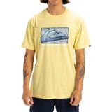 Quiksilver Retro Fade Erkek Tişört - Sarı - XS