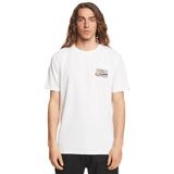 Quiksilver Retrofade Erkek T-shirt, Beyaz, 2XL