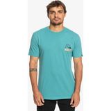 Quiksilver Riseshine Erkek Mavi Tişört