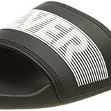 Quiksilver Rivi Wordmark Slide Flip Flop erkek terliği Siyah Size: 40 EU