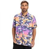 Quiksilver SAFE PARADISE SS Erkek Gömlek EQYWT04607-QK.QK.PHP7 Çok Renkli