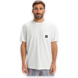 Quiksilver Salt Water Pocket Erkek Beyaz Tişört - 2XL