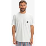 Quiksilver Salt Water Pocket Ss Tee Erkek T-Shirt - Beyaz