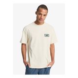 Quiksilver SERENITY SPLASH Bej Bisiklet Yaka Normal Baskılı Erkek T-Shirt