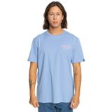 Quiksilver Shadow Knock Erkek Kısa Kollu T-Shirt, S, EQYZT07665, HYDRANGEA, Unisex Yetişkin