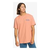 Quiksilver Shadow Knock Erkek Tişört - M - Kiremit