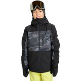 Quiksilver Side Block 4-16 Yaş Çocuk Kayak/Snowboard Montu-EQBTJ03220 Anthracite - Plaid_1