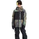 Quiksilver Side Hit Block Youth Jk Erkek Çocuk Yeşil Snowboard Ceketi - 14 Yaş