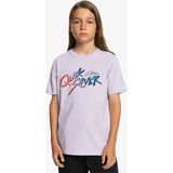 Quiksilver Signaturemove B Erkek Çocuk Mor Tişört - 8 Yaş