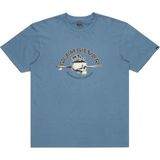 Quiksilver Skull Lines Erkek Mavi Tişört