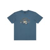 Quiksilver Skull Lines Ss erkek tişörtü, Mavi (Coronet Blue), XXL