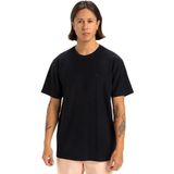 Quiksilver Slub Roundneck Erkek T-Shirt - Siyah