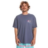 Quiksilver Spin Cycle Kısa Kollu T-Shirt, S, EQYZT07653, Mavi, Erkek